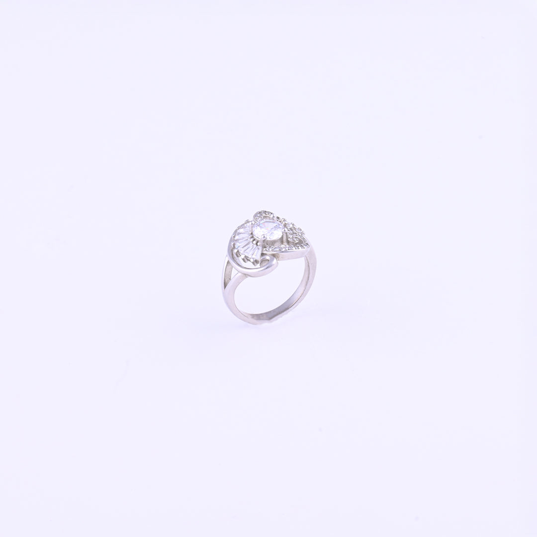 Silver Radiant Grace Ring