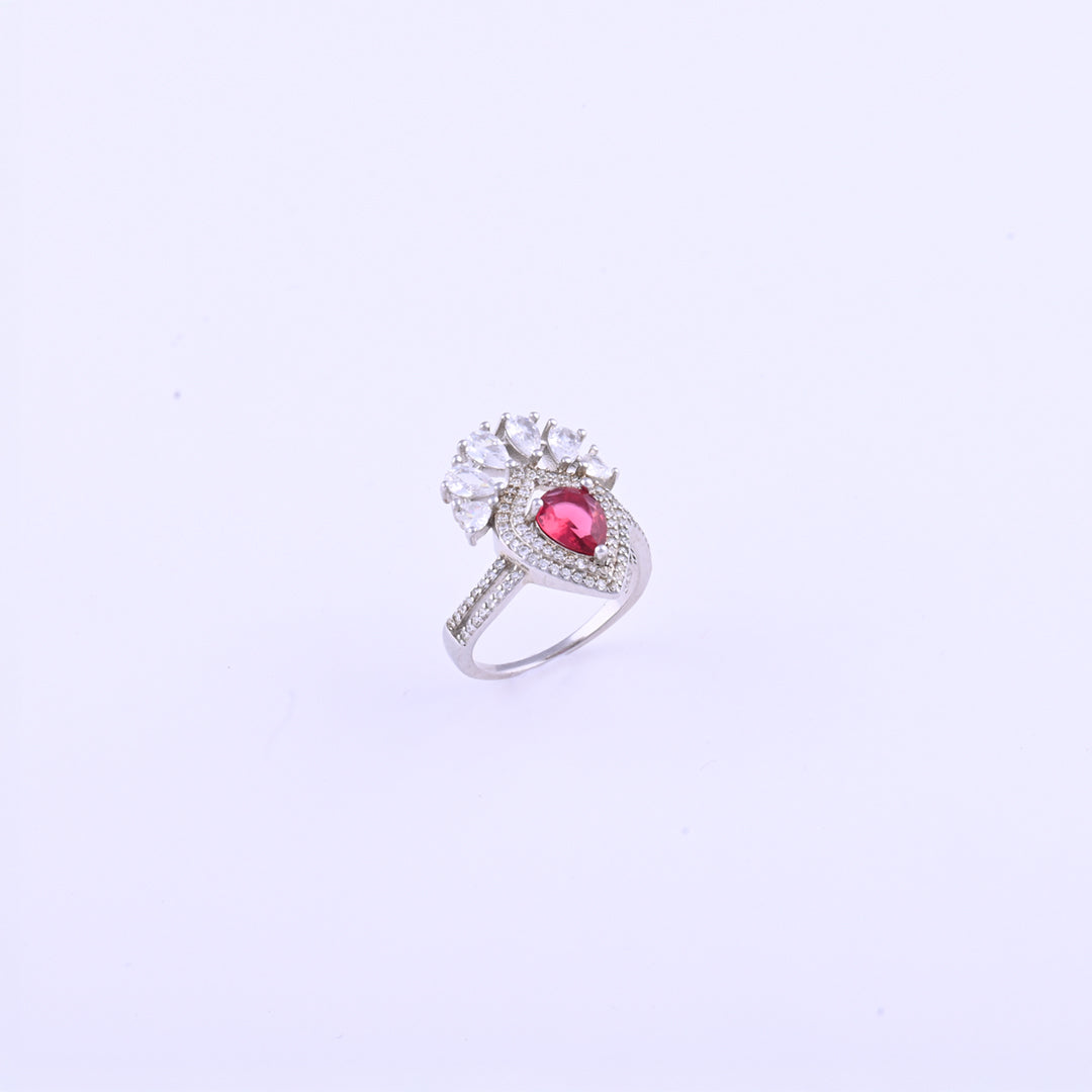 Regal Ruby Crown Ring